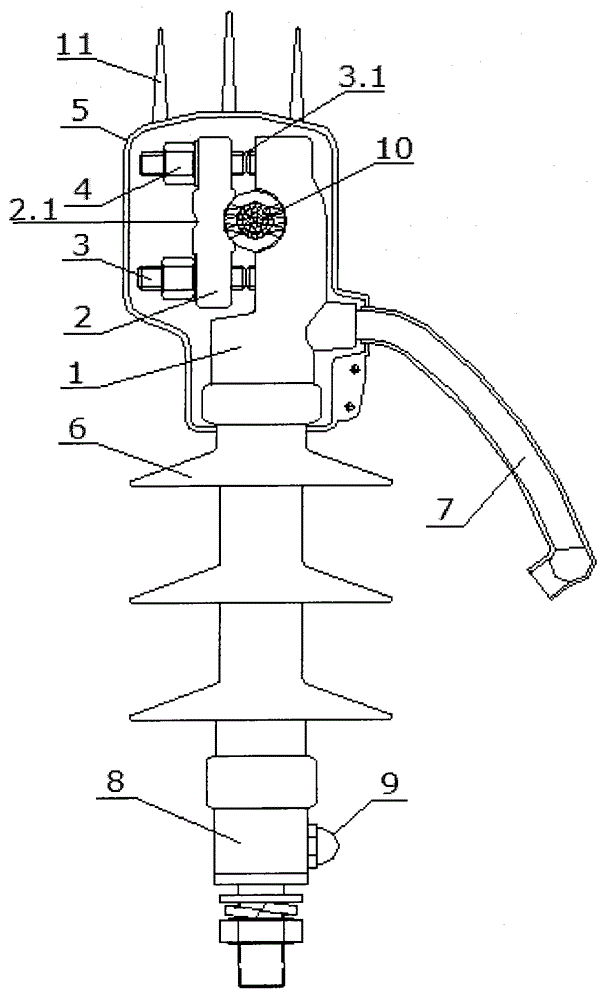 Multifunctional protecting post insulator