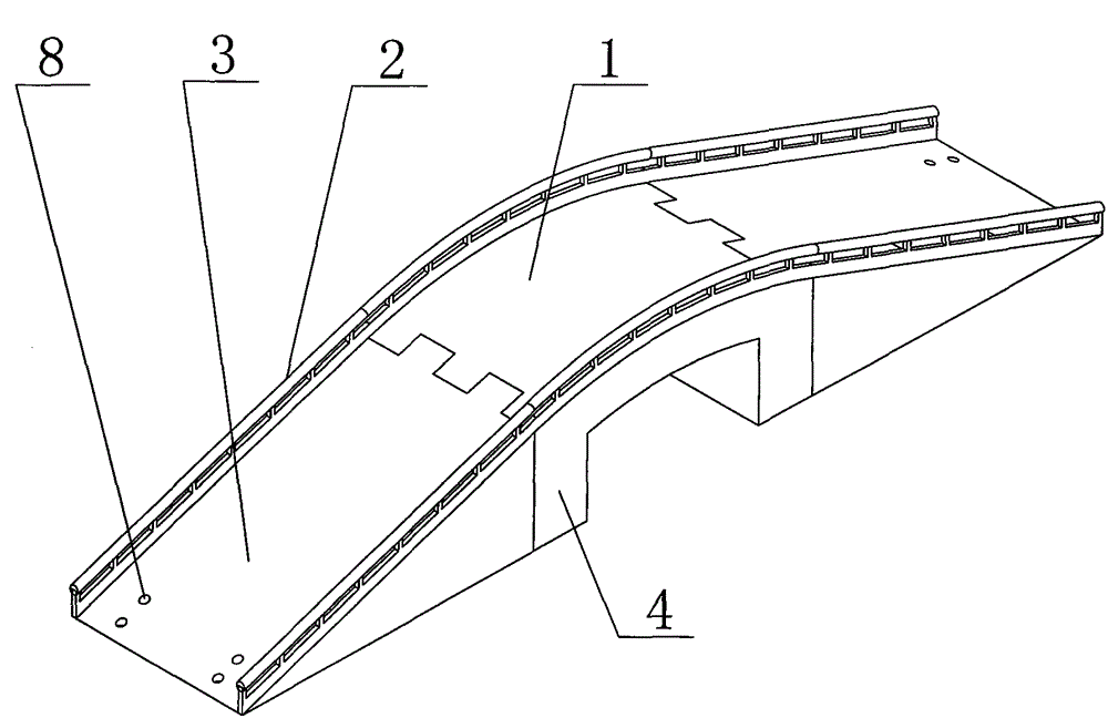 detachable road bridge