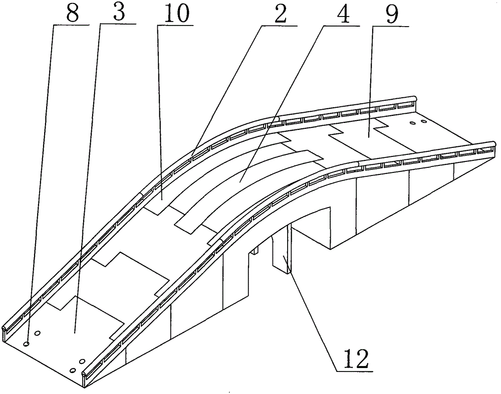 detachable road bridge