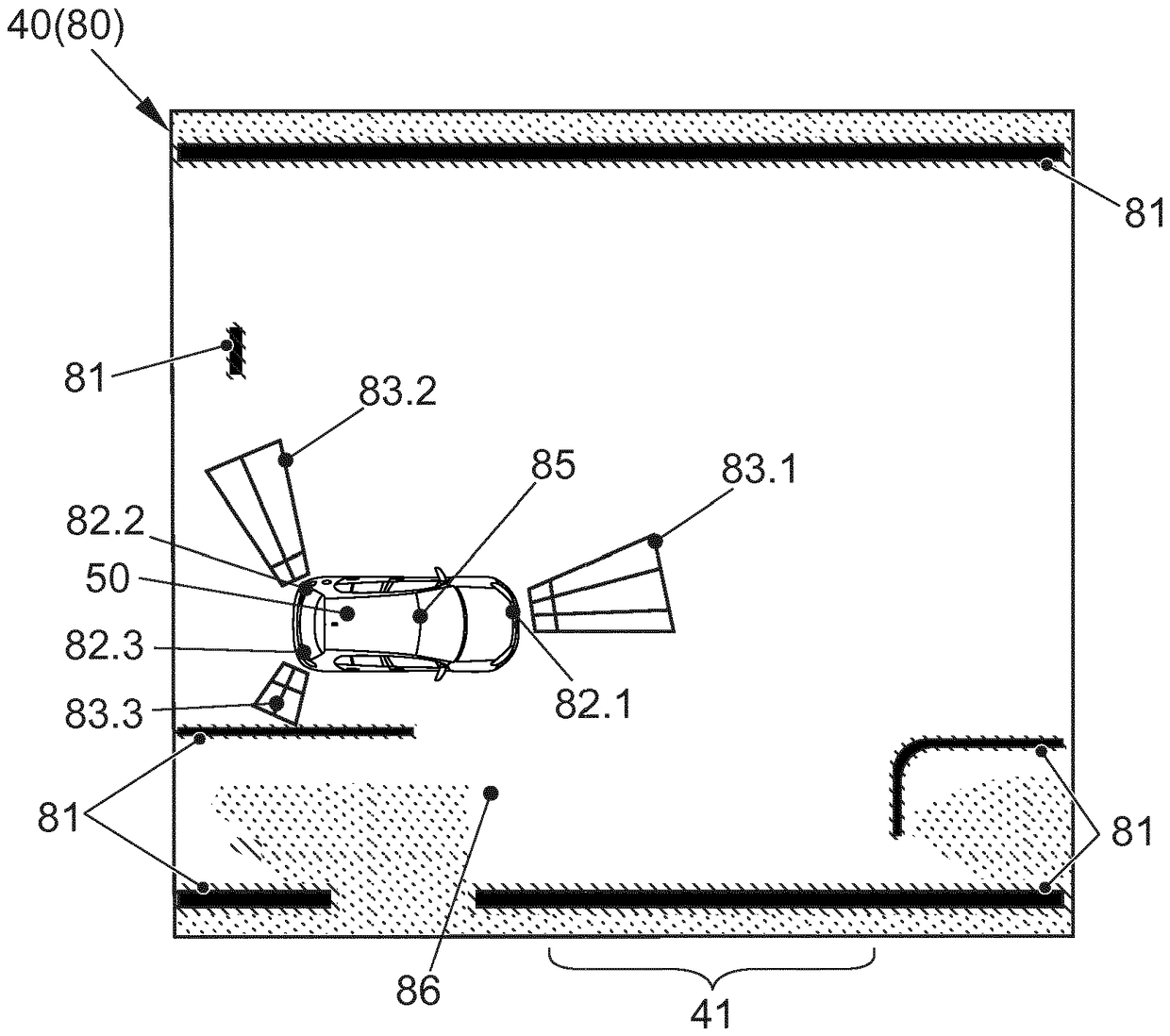 Method and device in a motor vehicle for improved data fusion in an environment detection