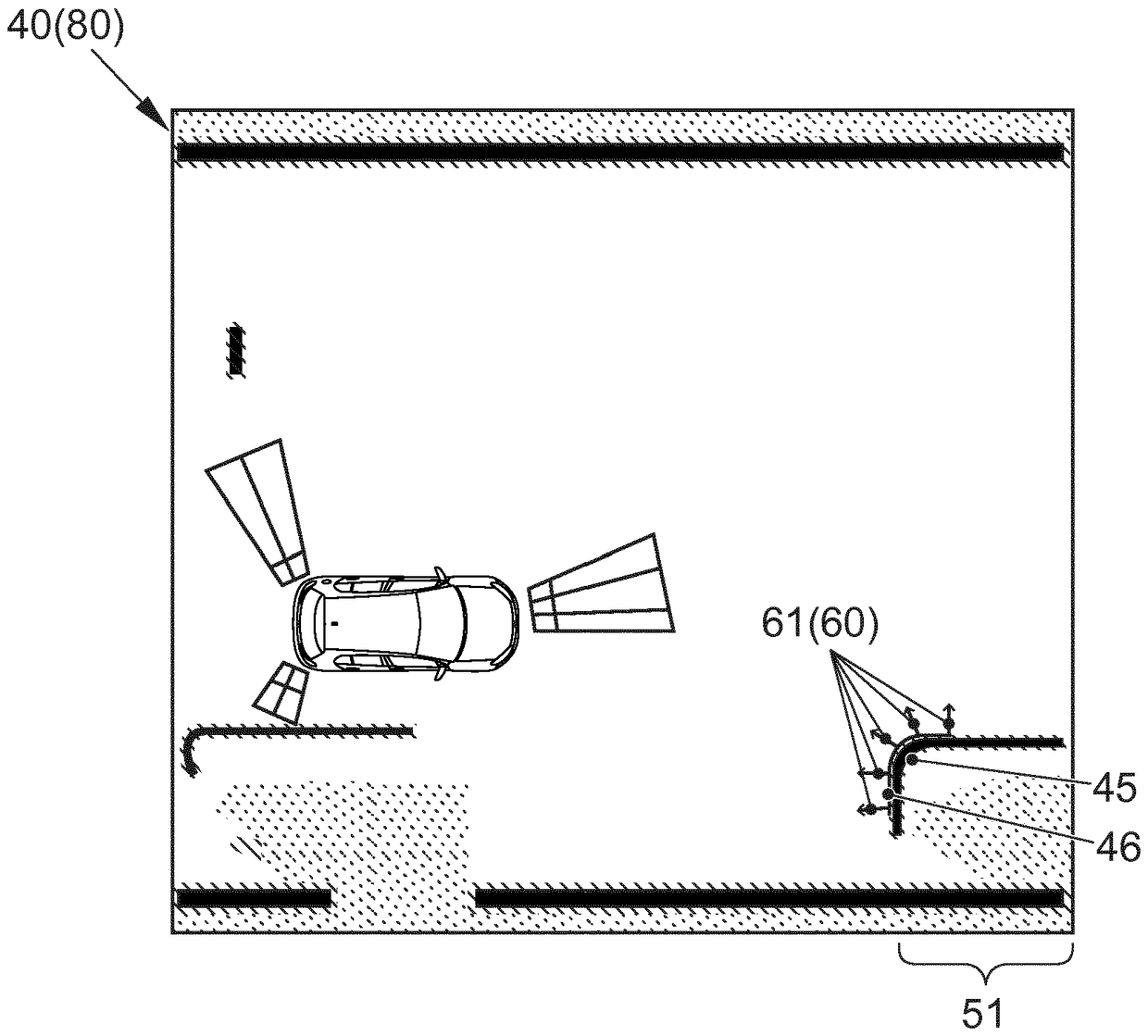 Method and device in a motor vehicle for improved data fusion in an environment detection