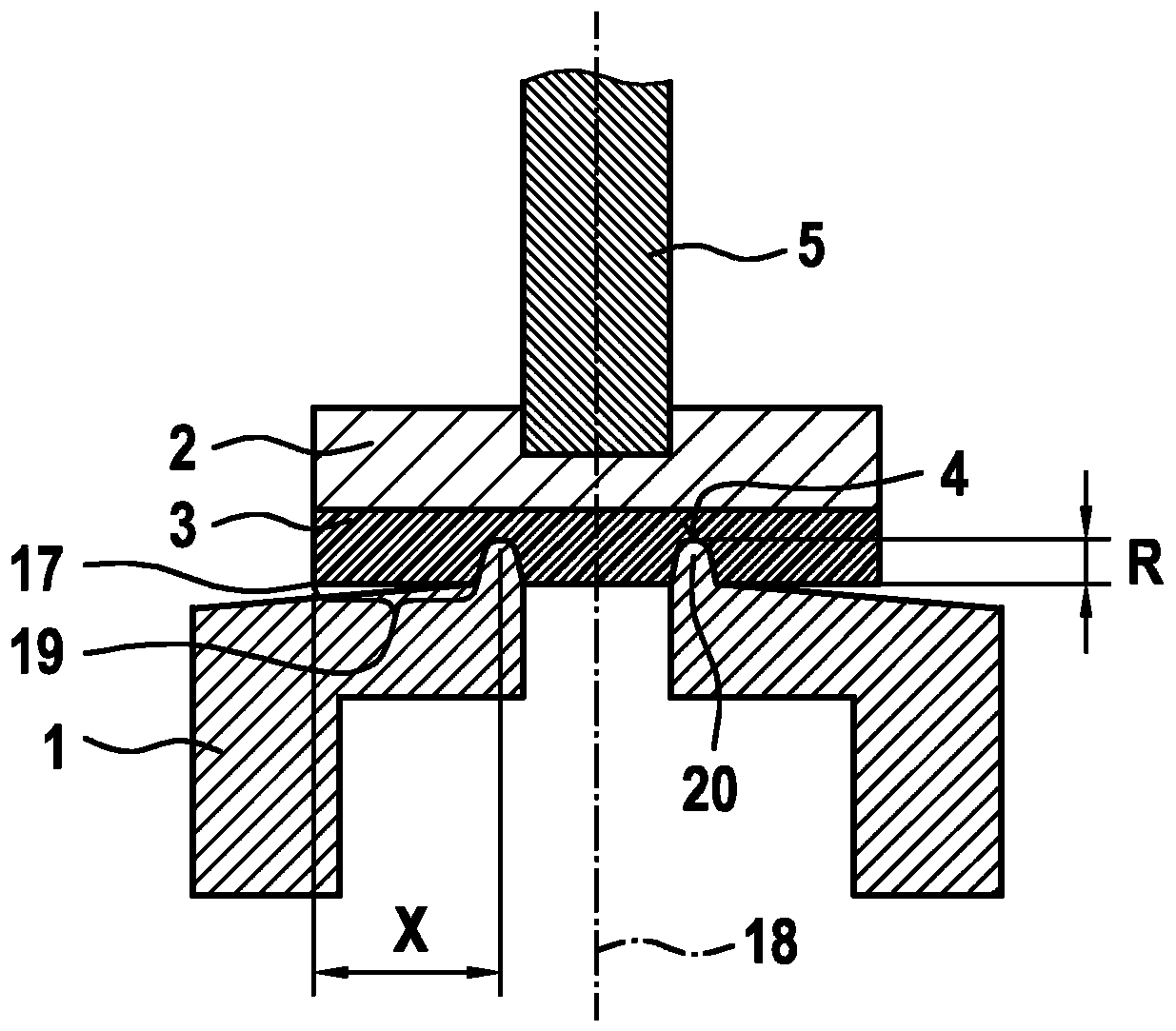 Metering valve for controlling a gaseous medium