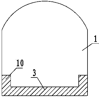 Method for rebuilding diversion tunnel body into flood discharging tunnel body