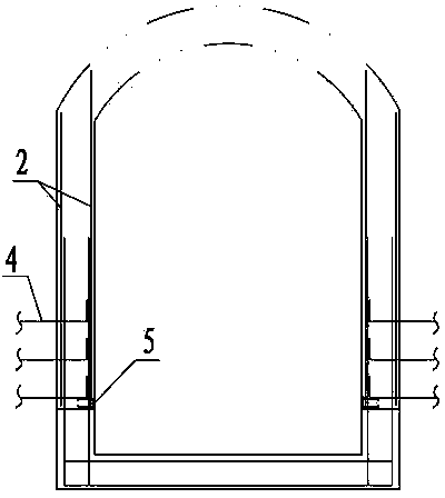 Method for rebuilding diversion tunnel body into flood discharging tunnel body