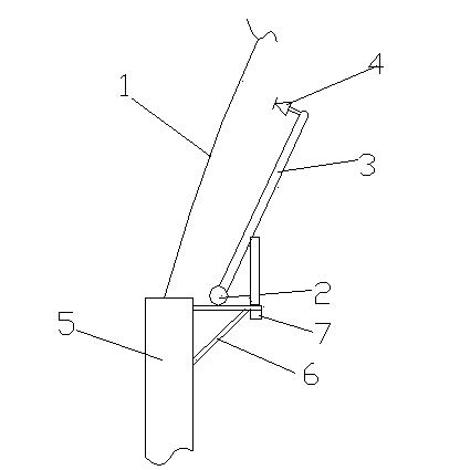 Firefighting spray apparatus for protecting air-supported structure bottom film