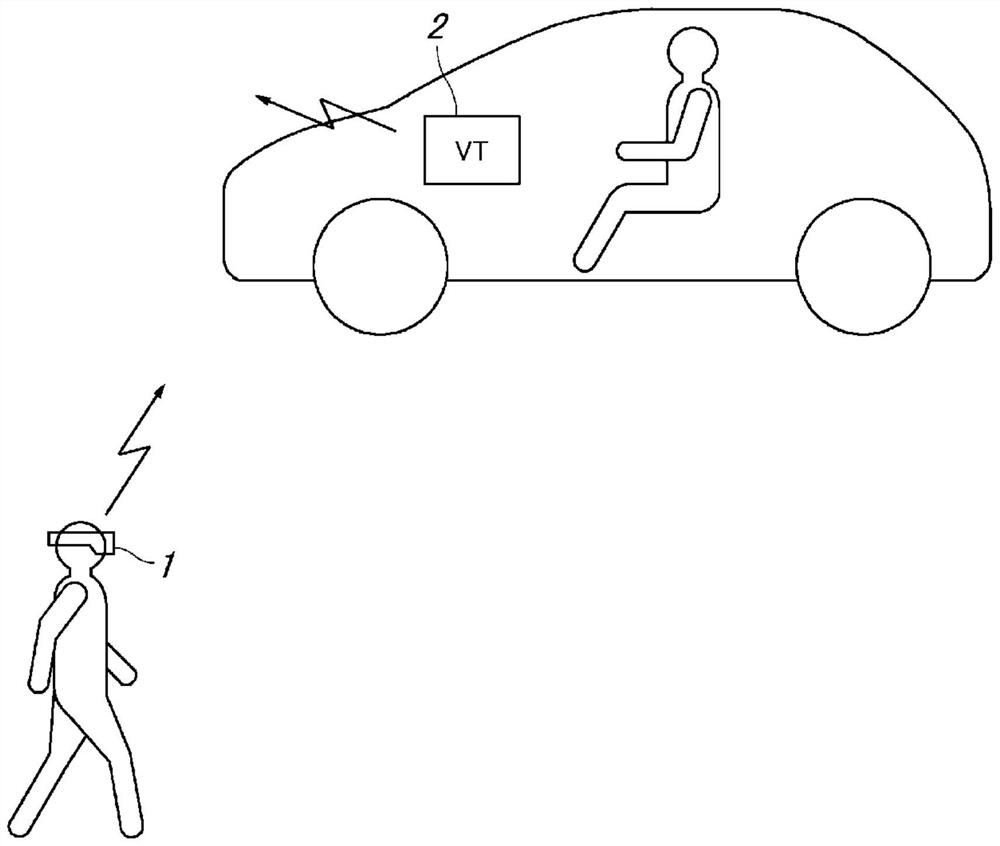 Pedestrian device and traffic safety assistance method