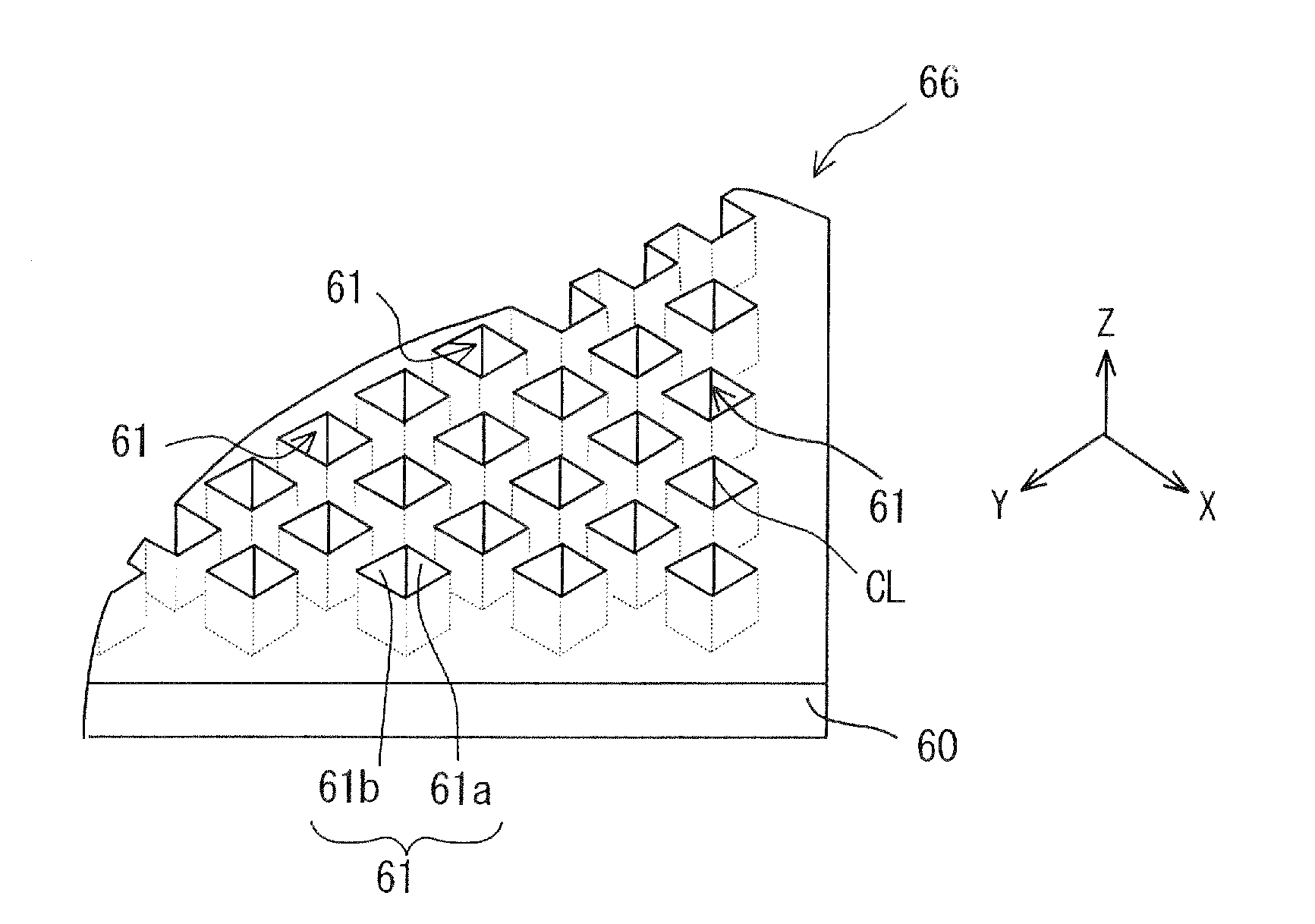 Display device using a dihedral corner reflector array optical element