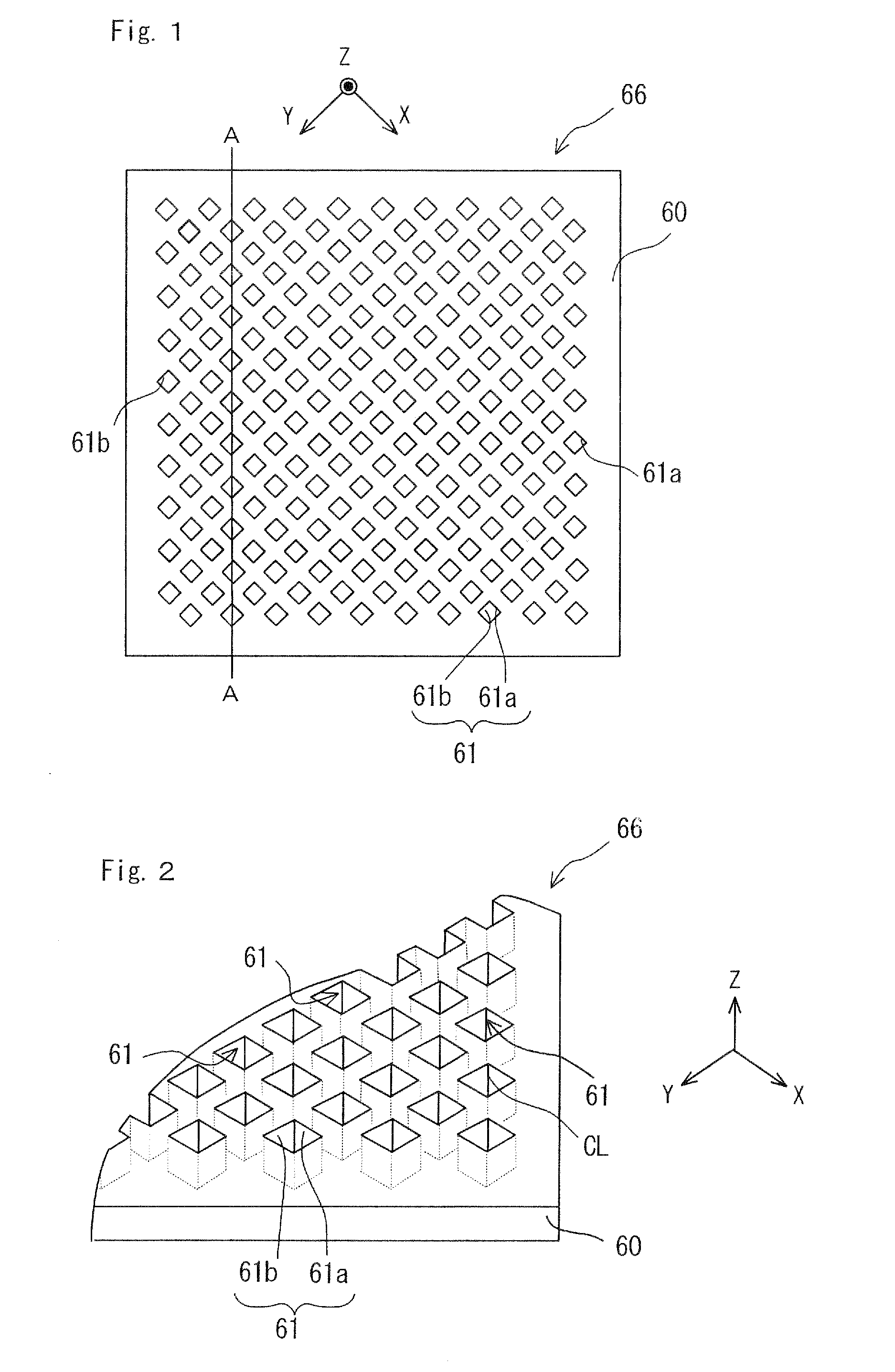 Display device using a dihedral corner reflector array optical element