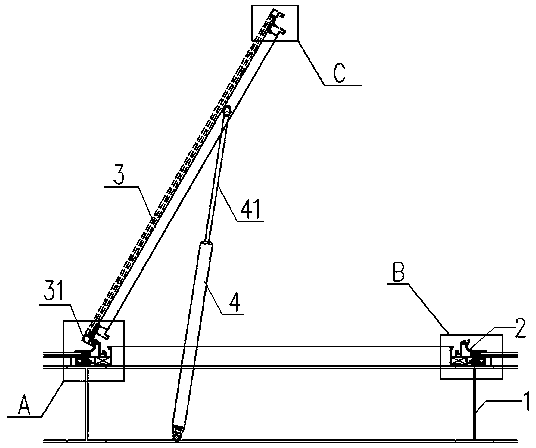 Openable skylight for daylighting roof