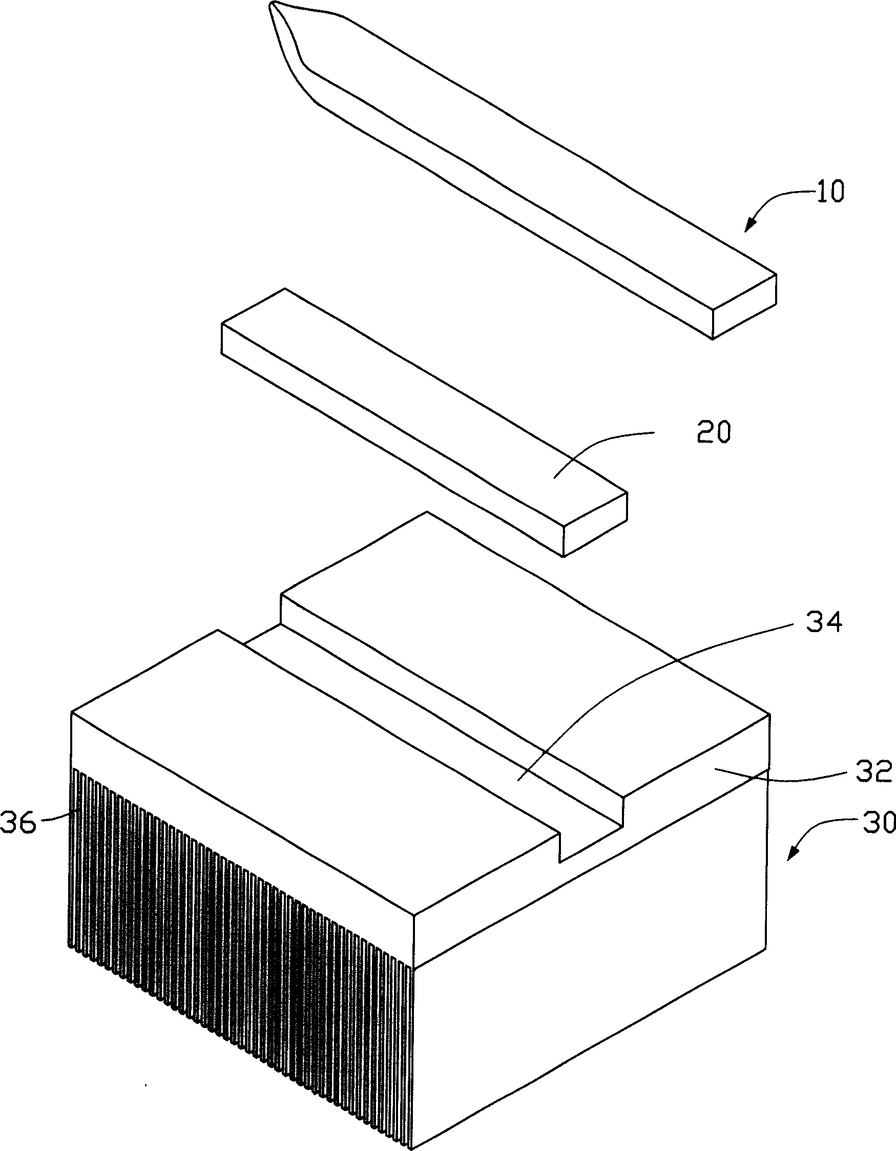 Manufacturing method of heat radiation device