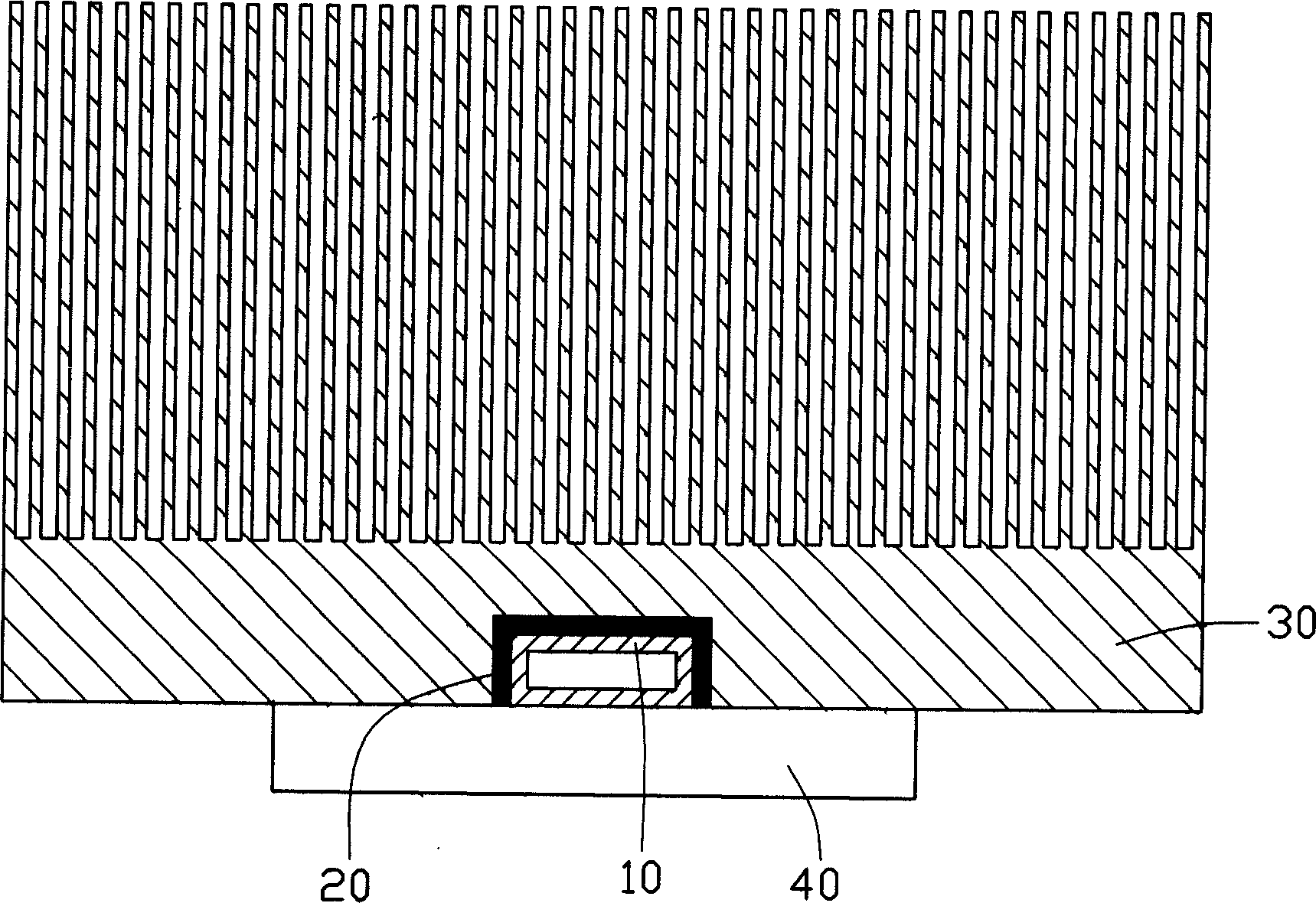 Manufacturing method of heat radiation device