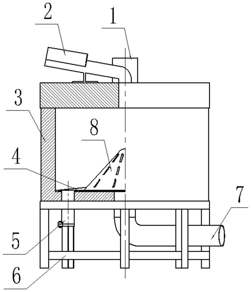A tempering device for skew rolling ball mill steel balls that can utilize waste heat