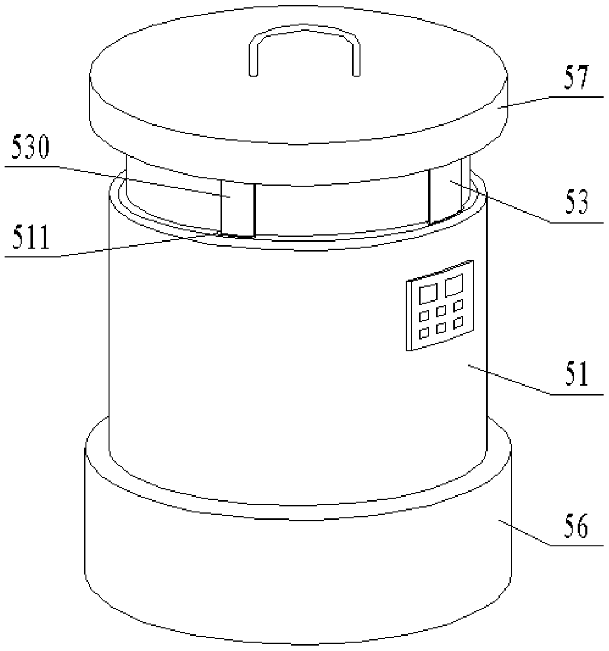 Blood storage device for blood transfusion department