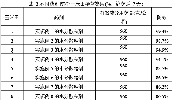 A kind of terbutin water dispersible granule and preparation method thereof