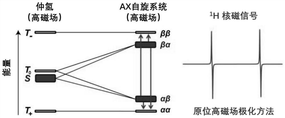 A High Field In Situ Polarization Method Using Parahydrogen Induced Polarization