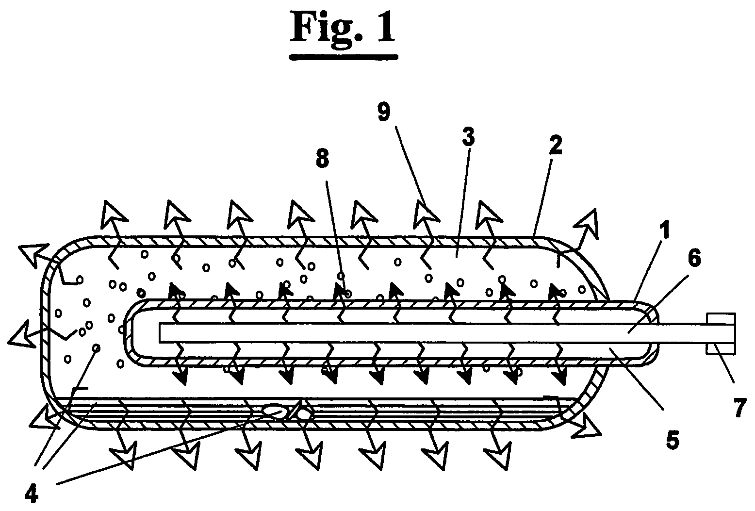 Method for the production of a visible, UV or IR radiation with a lamp without electrodes, and lamp that carries out this method