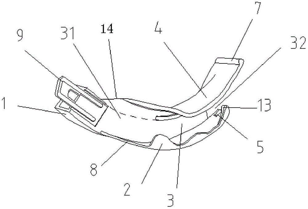 Disposable laryngoscope piece with intubation guiding slot