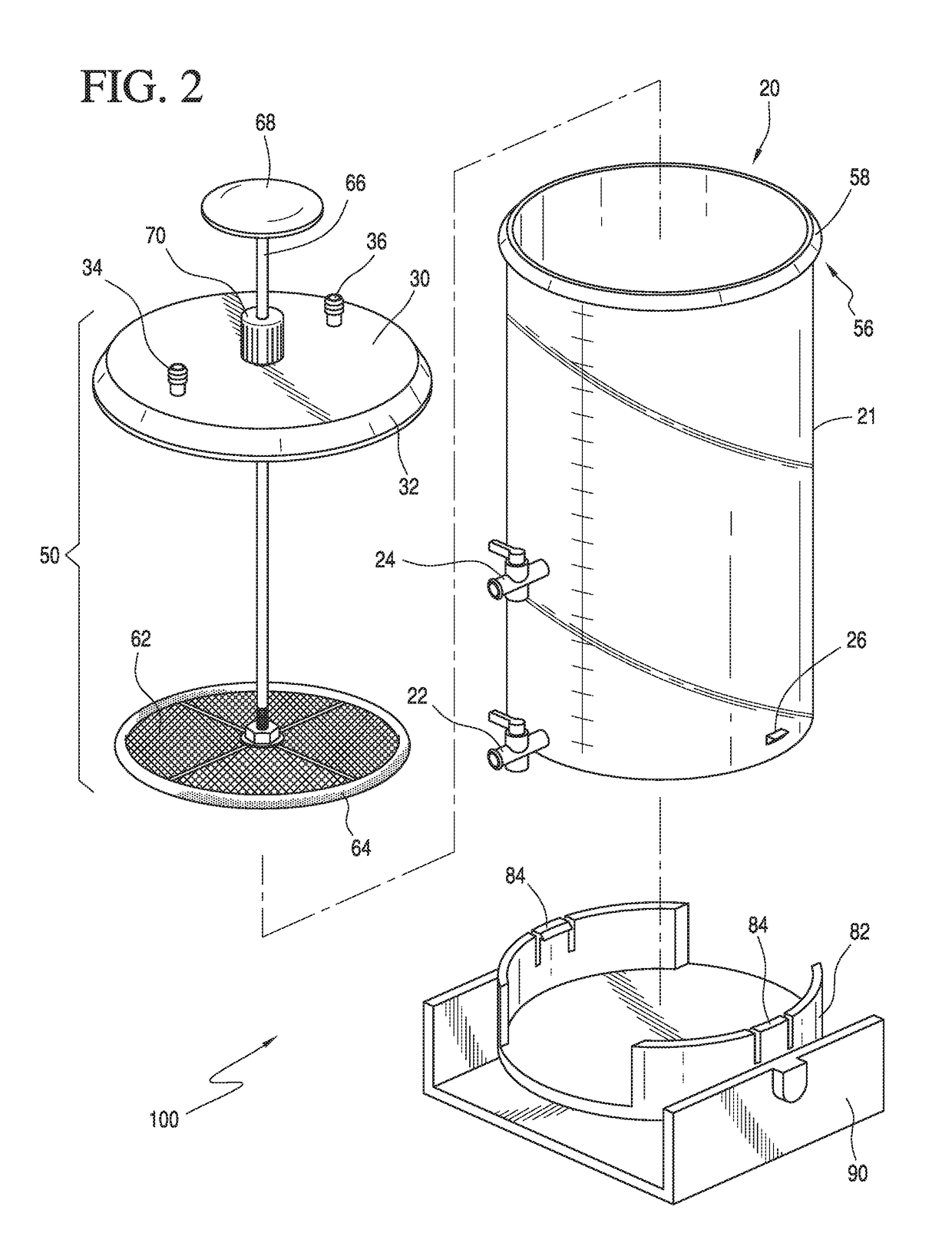 Adipose tissue separation device and methods