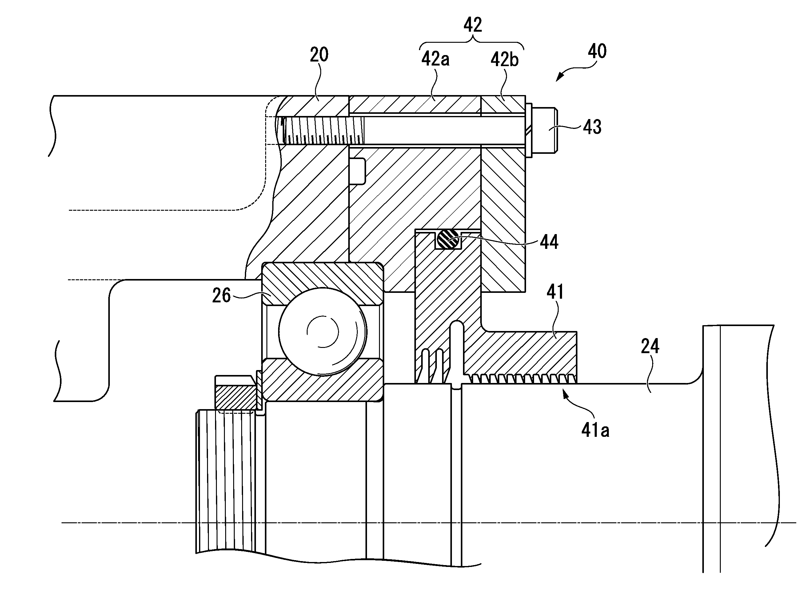Sealing mechanism and turbo refrigerator