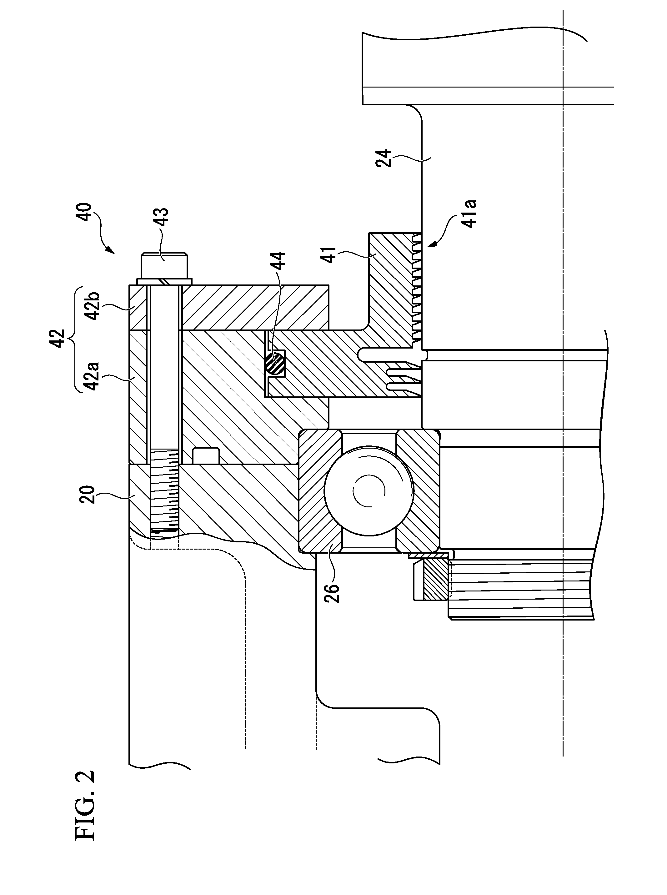Sealing mechanism and turbo refrigerator