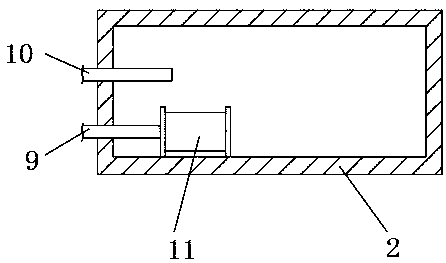 Cooling device for plastic electroplating processing