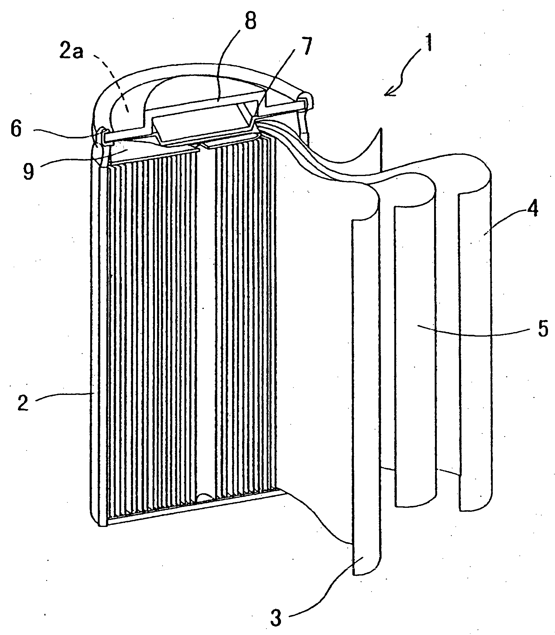 Closed nickel-hydrogen storage battery and its production method