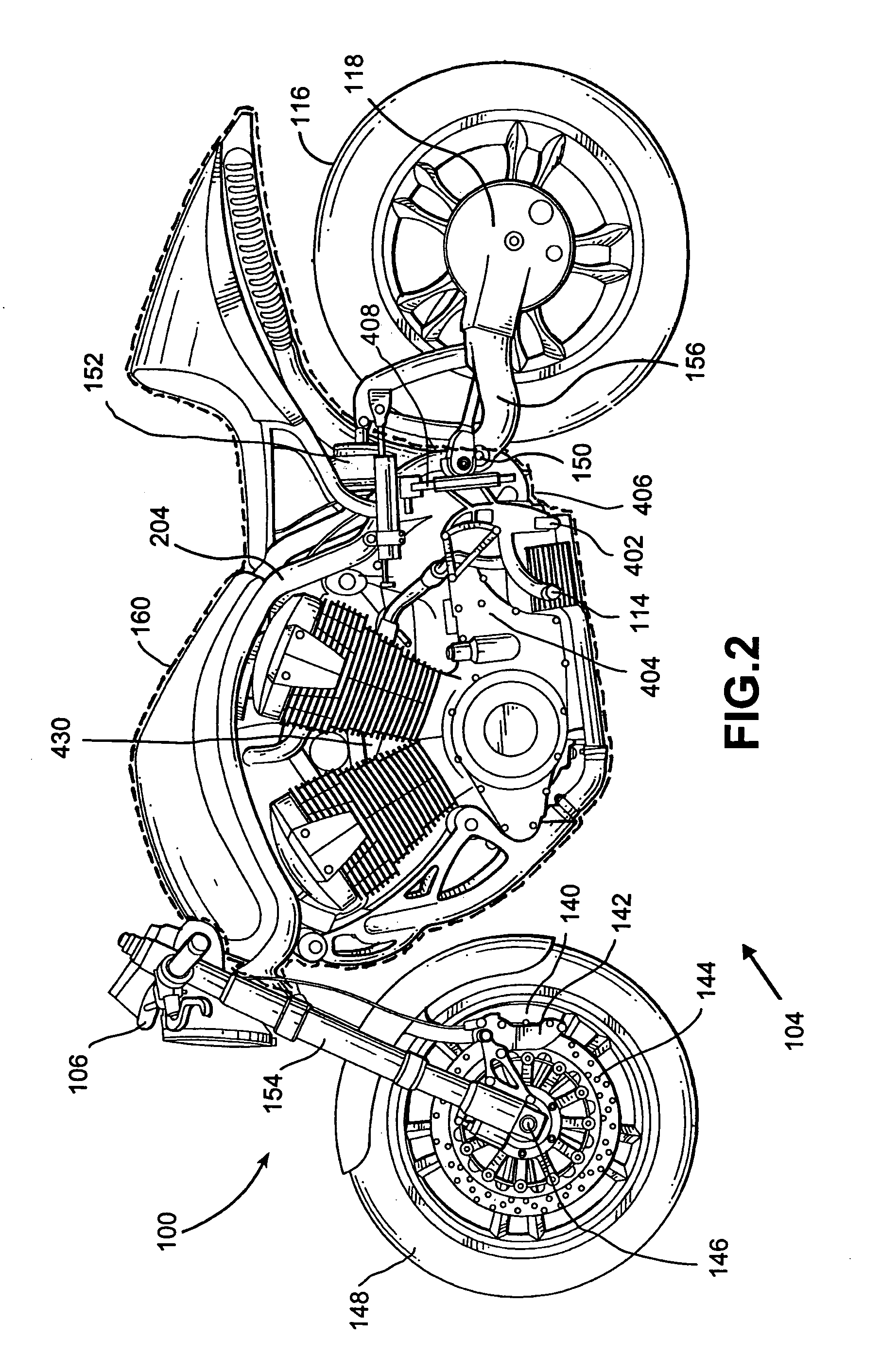 Motorcycle rear disc brake