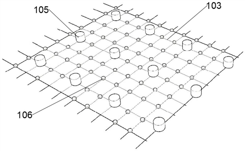 A method and device for accurately detecting underground hidden diseases