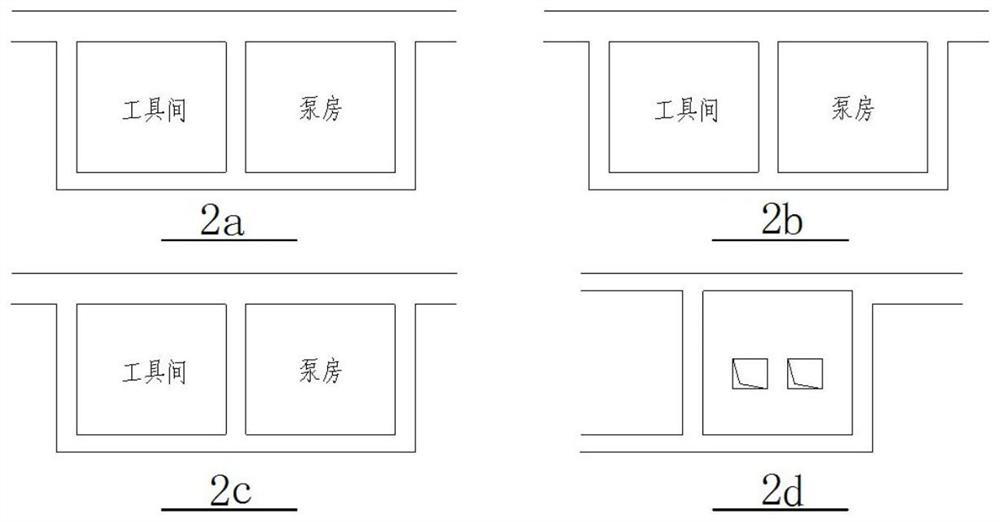 Automatic mapping method for reinforcement diagram between underground passage auxiliary pump room and tool