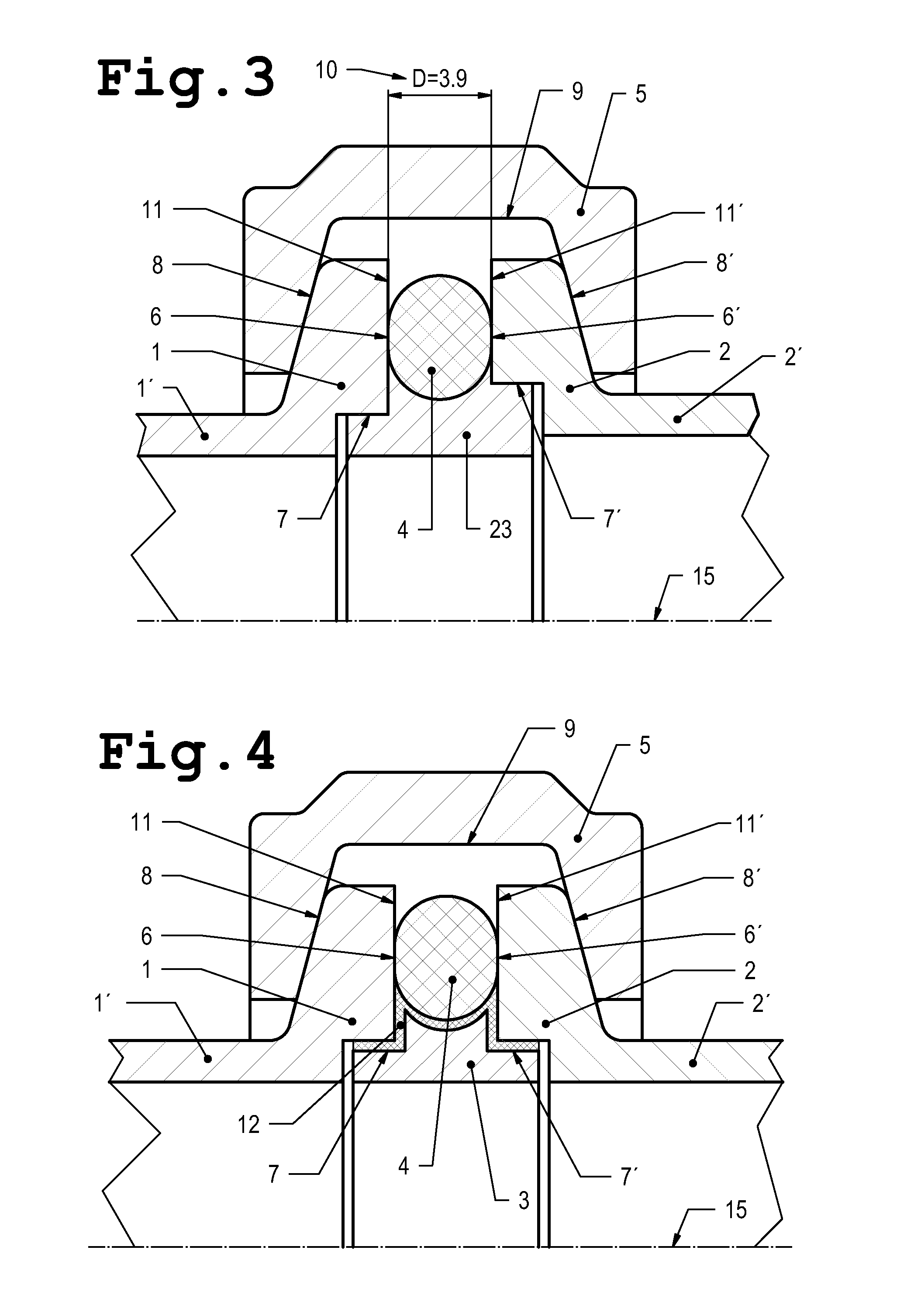 Flange connection