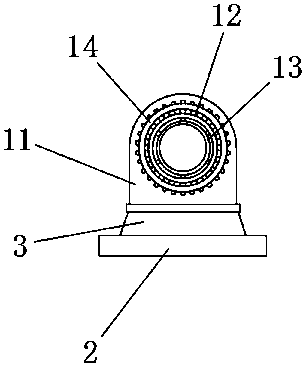 A thermos bottle liner conveying and dumping device