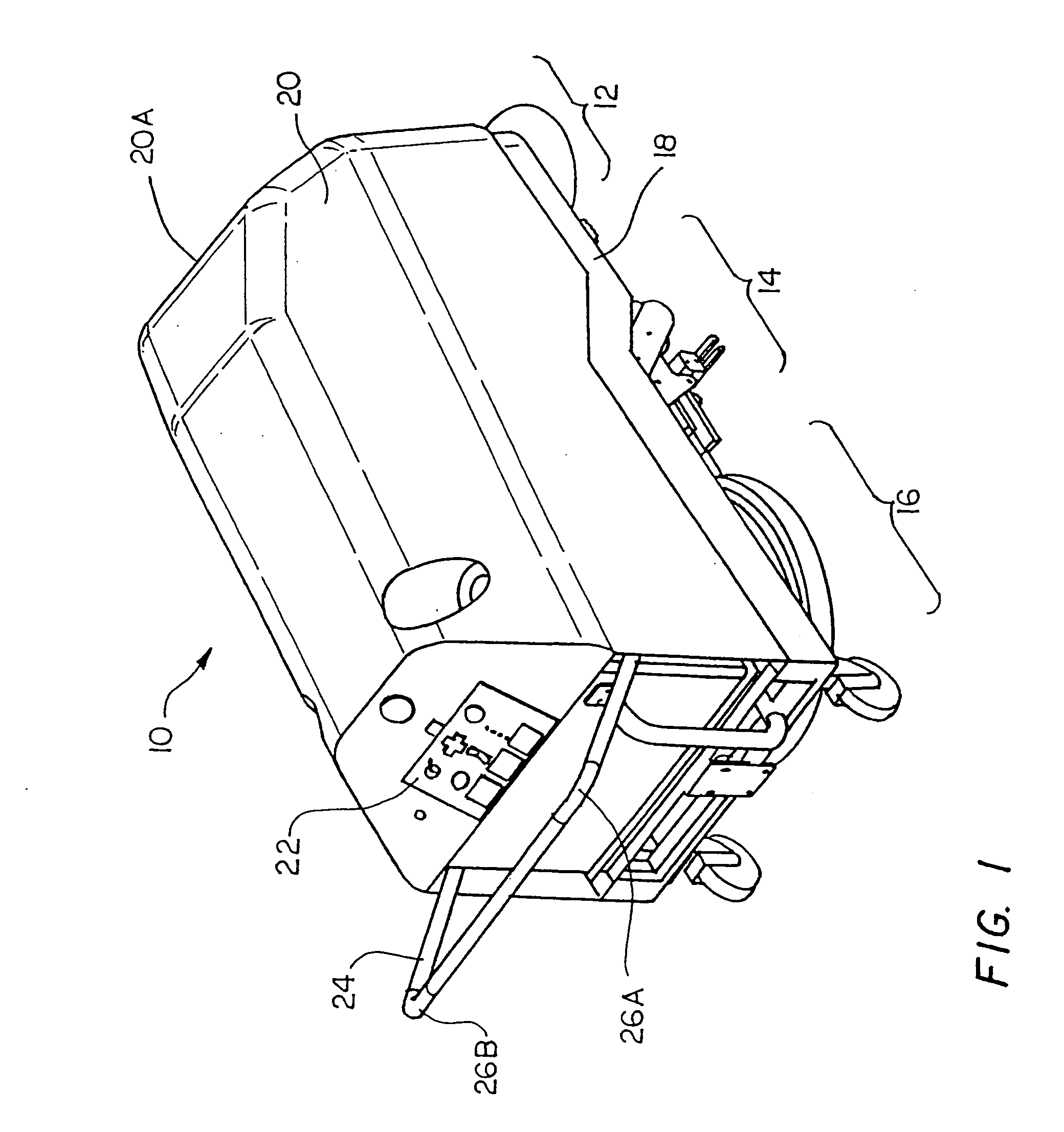 Floor cleaning apparatus with control circuitry