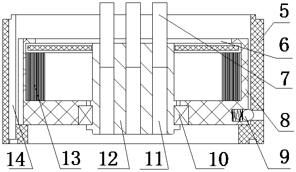 Spindle yarn-storing driving device of multifunctional extra-large-stroke yarn storage device