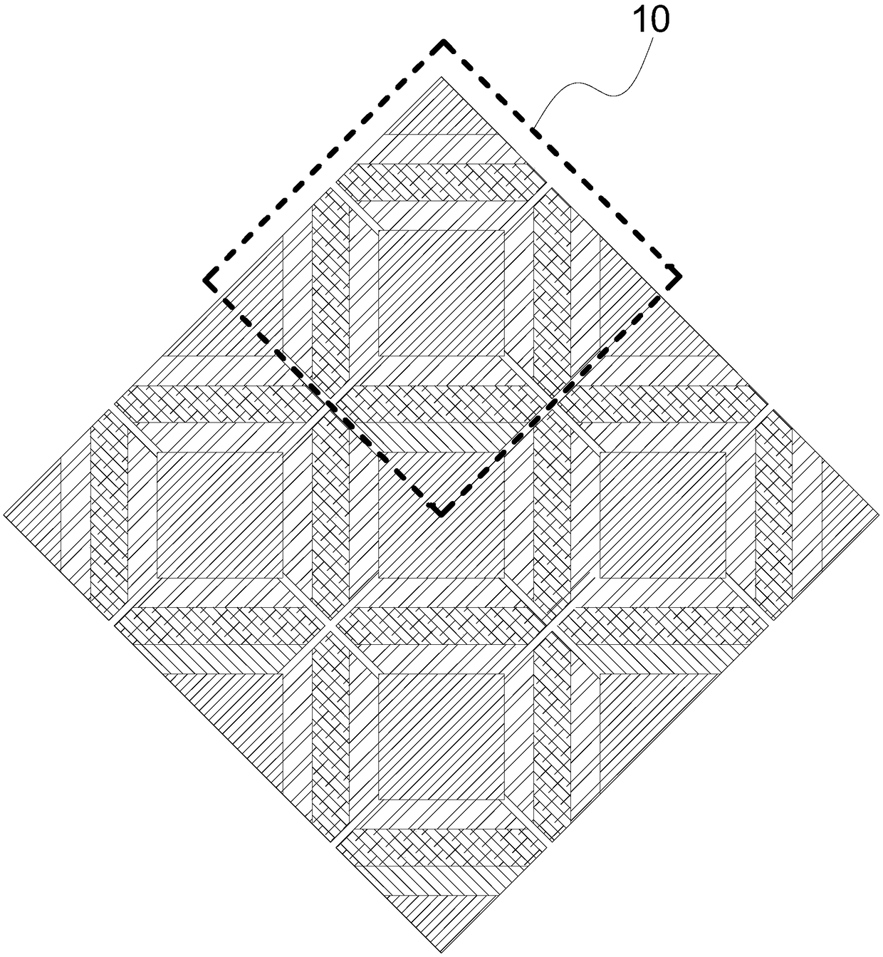 Pixel arrangement structure and display panel