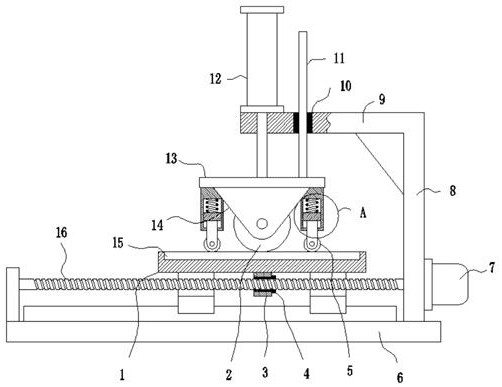 Slitting device of water permeable brick production line and using method thereof