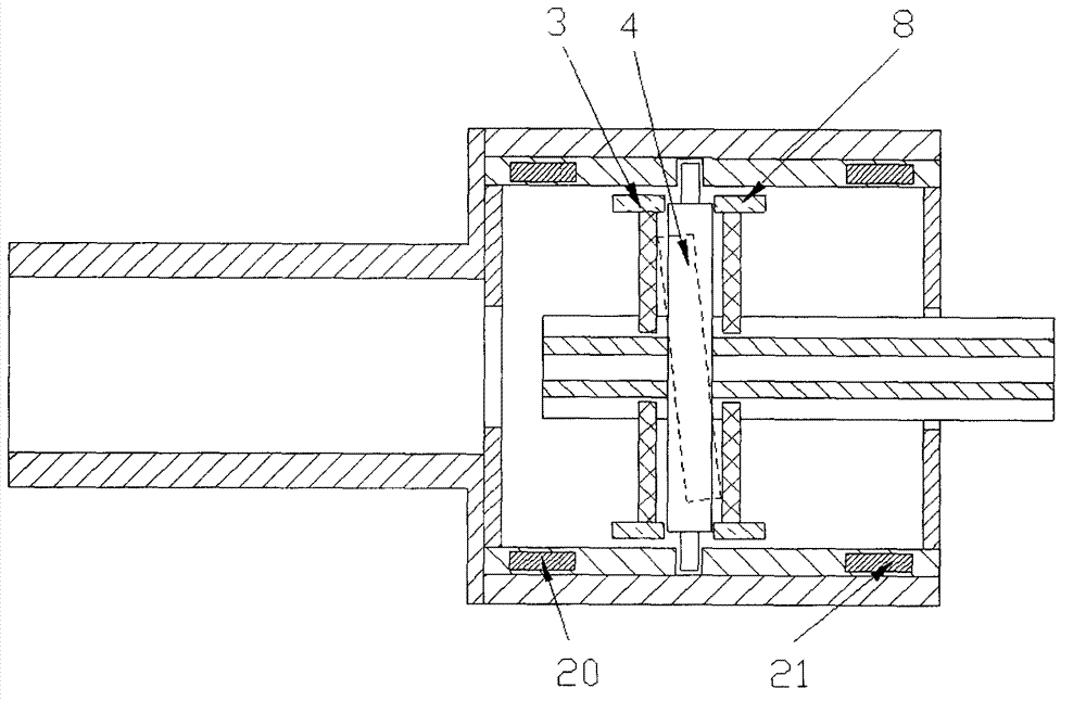 Permanent-magnet slip transmission mechanism