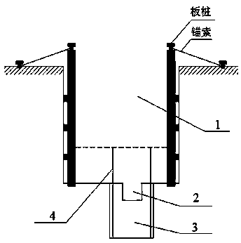 Pipe foundation dewatering construction method adopted during buried pipe construction
