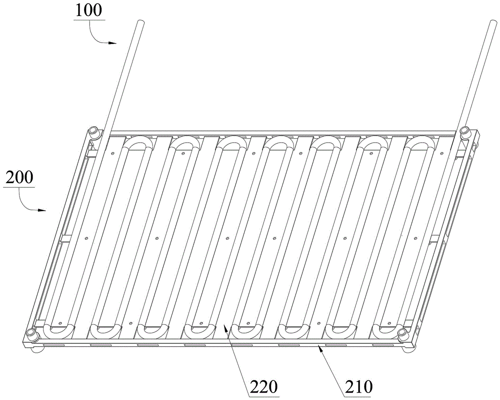 Cast aluminum composite metal heat exchange device and manufacturing method thereof