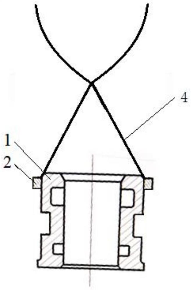 Assembly method of interference fit steel ring structural member