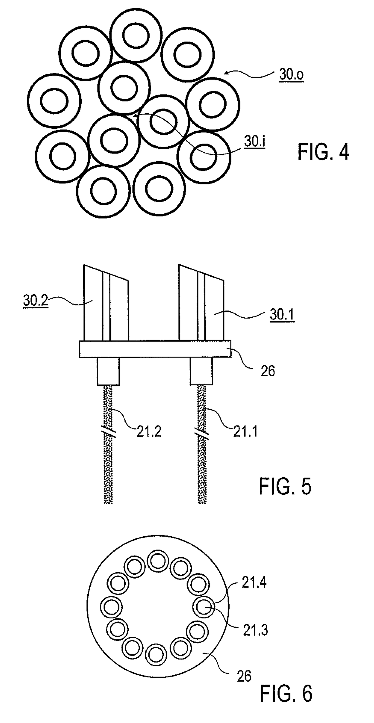 Device for the thermal stimulation of gas hydrate formations
