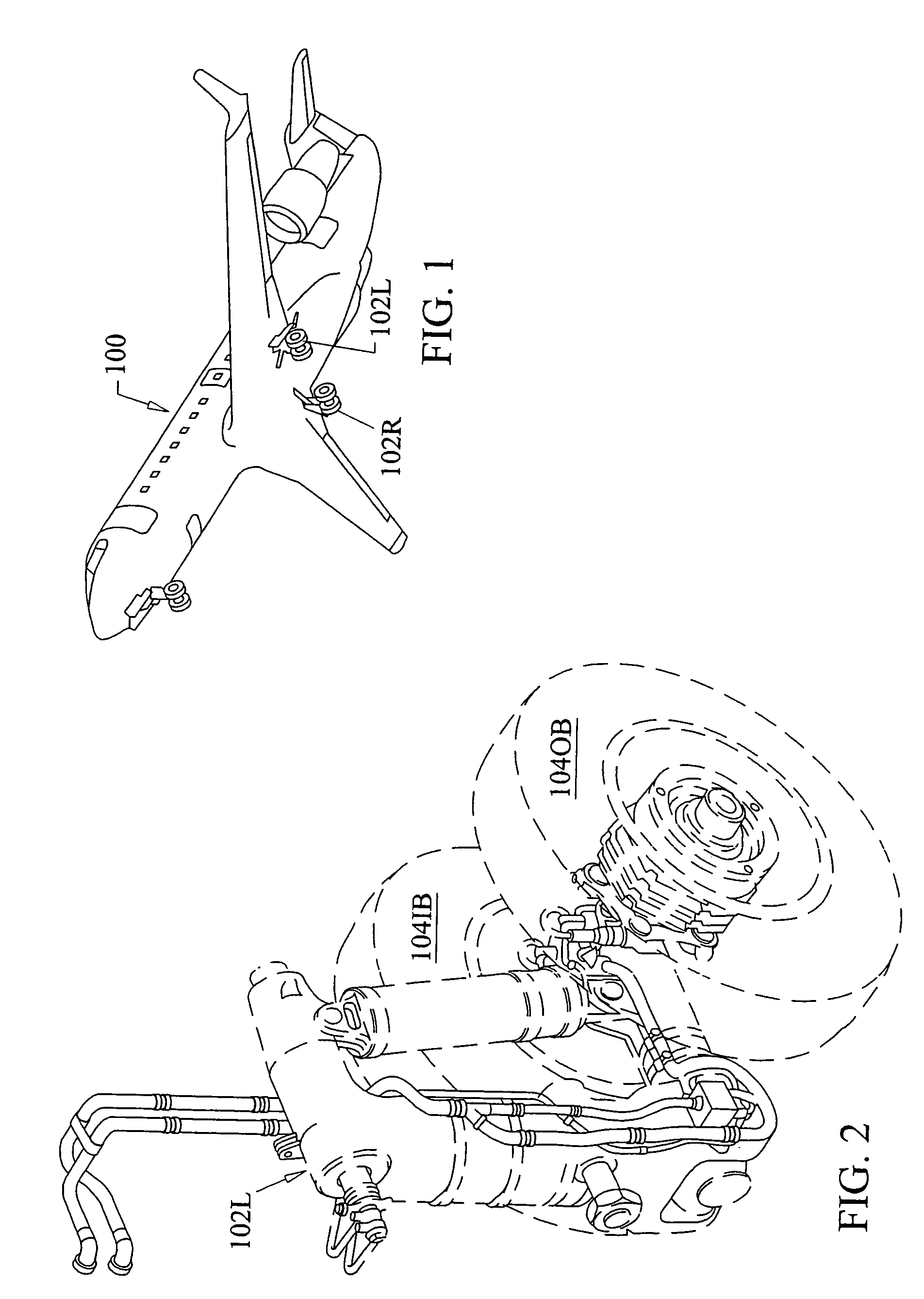 Modular electrical harness for jet aircraft landing gear systems