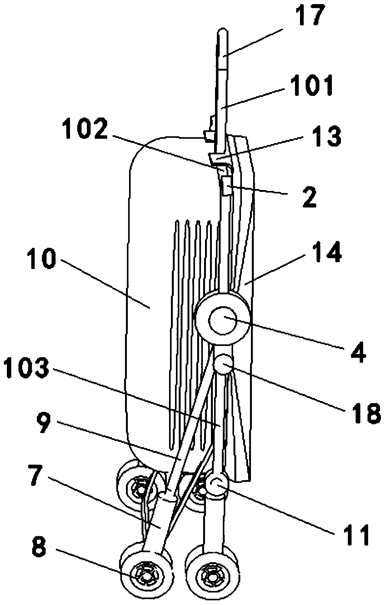 Multifunctional baby carriage