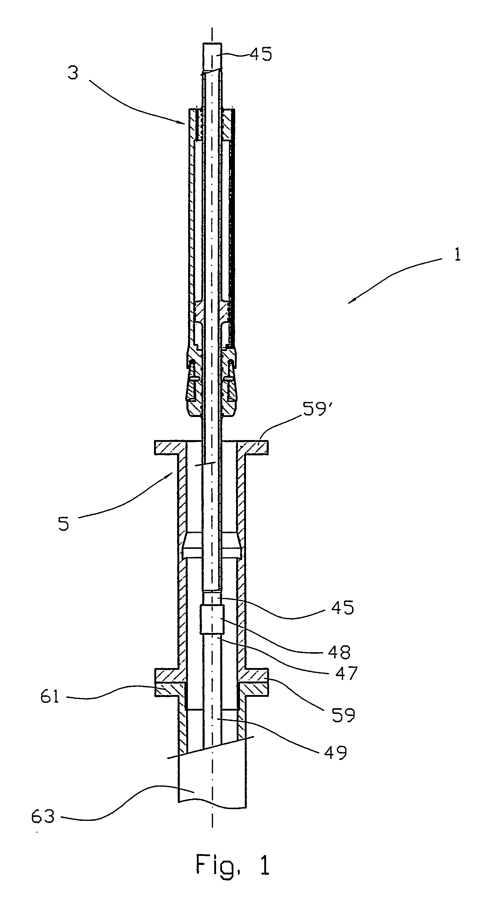Tensioning system for production tubing in a riser at a floating installation for hydrocarbon production