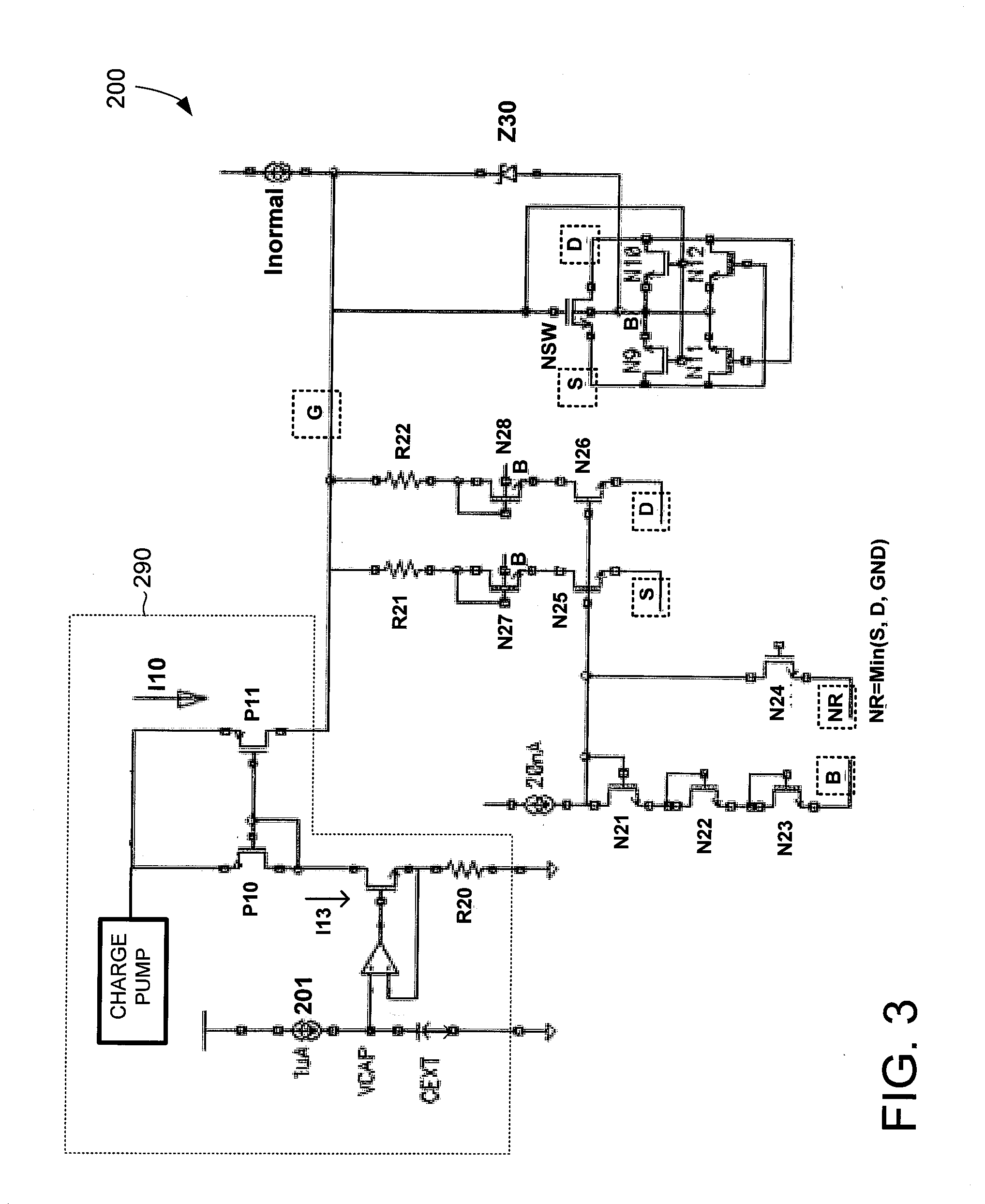 Audio switch circuit with slow turn-on