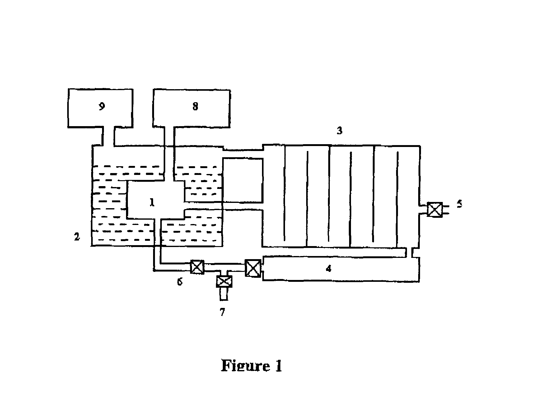Device for production of hydrogen from effluents of internal combustion engines