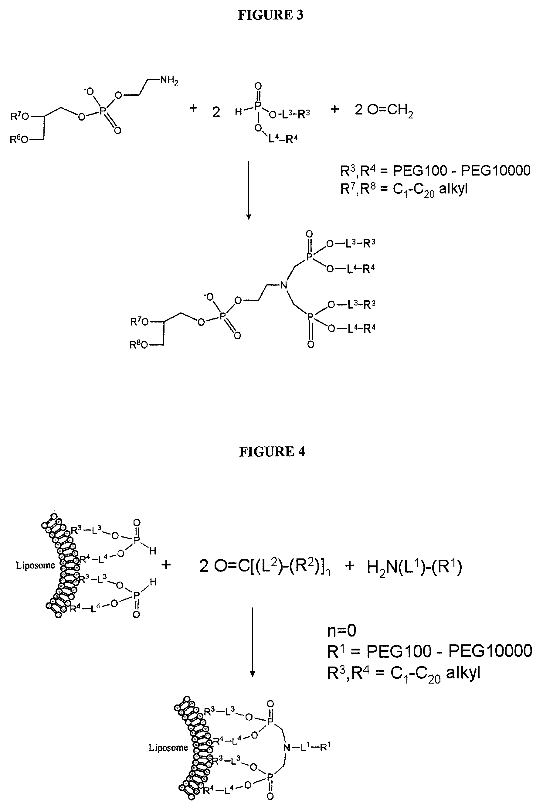 Nanoparticle PEG modification with H-phosphonates