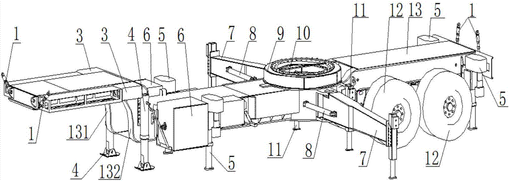 Motorized integrated anchoring chassis