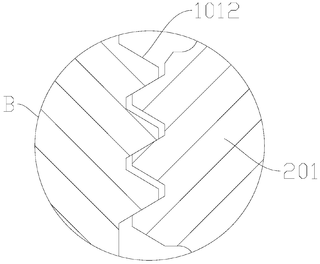 Sealing structure, explosion-proof assembly and detector