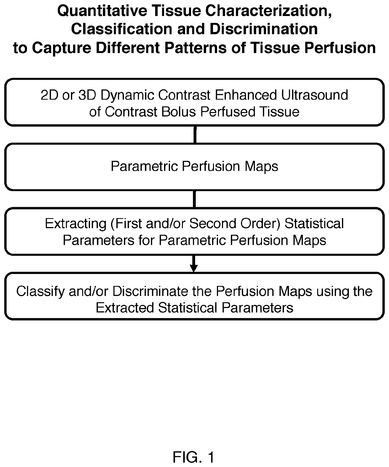 Quantification of contrast-enhanced ultrasound parameteric maps with a radiomics-based analysis