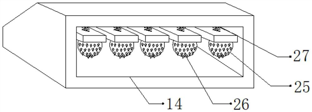 Ditch cleaning device for agricultural planting